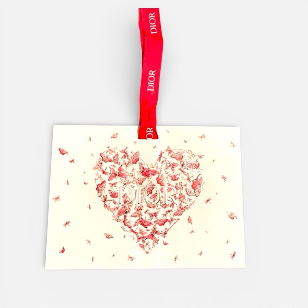 Dior Beauty Butterfly Heart Gift Bag